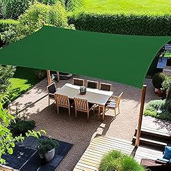 Artpuch Sun Shade Sail Canopy 8'x10' Dark Green