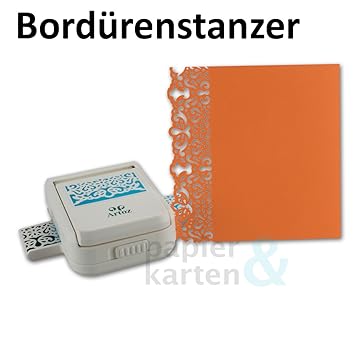 Artoz Borduren Randstanze Papierstanzer - | Kartenstanzer | „Ornamente“ | Stanze-Locher zum Kartenbastels für Geburtstage, Ei