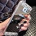 Galaxy S7 Edge Case,Inspirationc Beauty Luxury Diamond Hybrid Glitter Bling Soft Shiny Sparkling with Glass Mirror Back Plate Cover Case for Samsung Galaxy S7 Edge-Silver Diamond