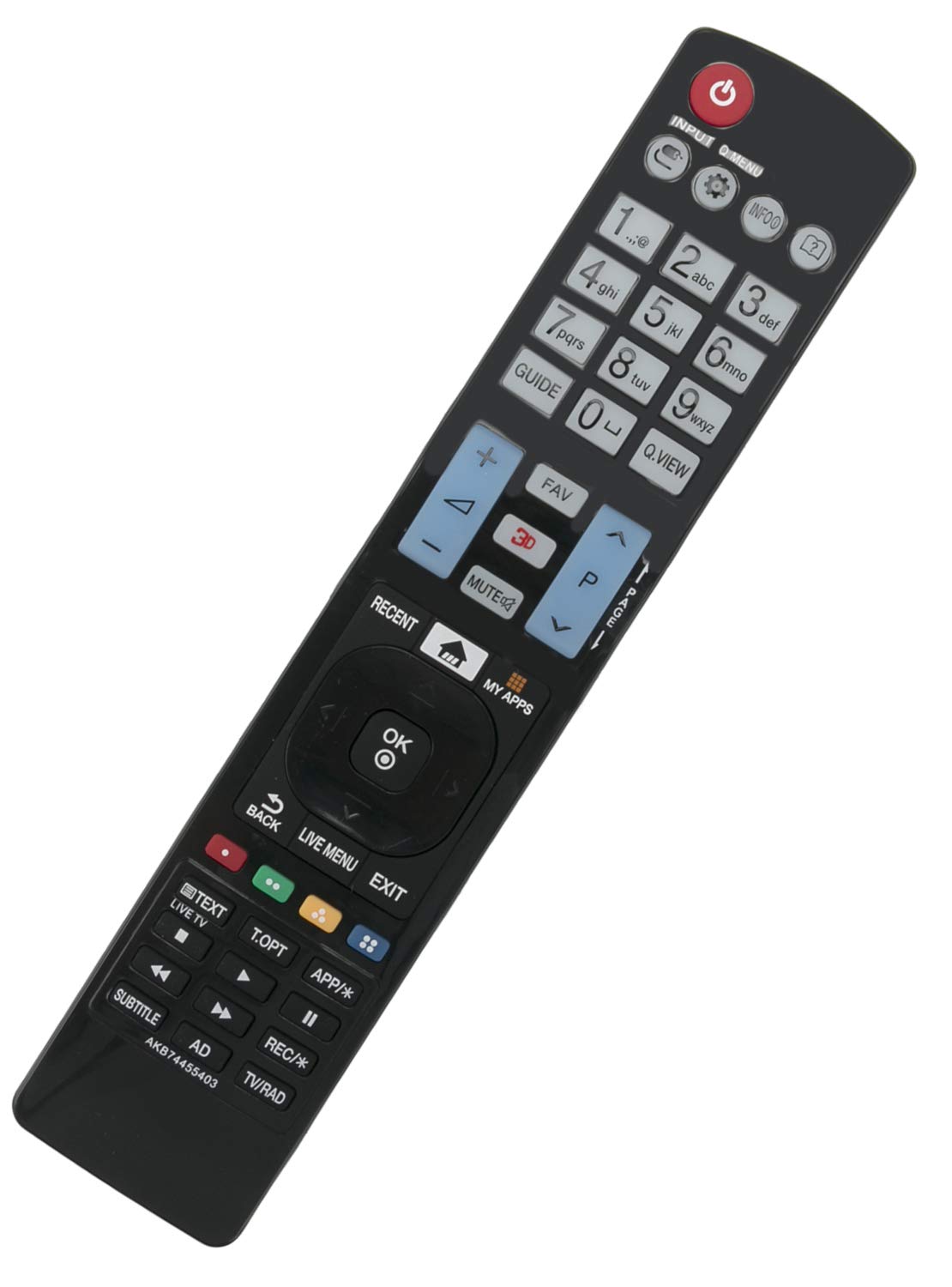 ALLIMITY AKB74455403 Remote Control Replaced for LG TV 32LF652V 32LF653V 42LF652V 42LF653V 42LF6529 50LF652V 50LF653V 50LF6529 55LF652V 55LF653V 55LF6529 PS51F5500AW