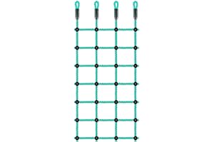 BeneLabel Climbing Cargo Net, Indoor Climbing net, Outdoor Cargo Webbing Net, Military Climbing Cargo Net, 100% Nylon Materia