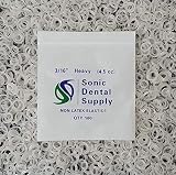 Clear 3/16" 4.5 oz - Orthodontic Elastic -For Braces - Dental Rubber Bands