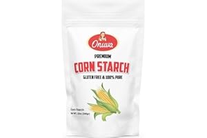 Onuva's Corn Starch (12 oz, 340g) - Gluten Free - Vegan - Thickener For Sauces, Soup, & Gravy
