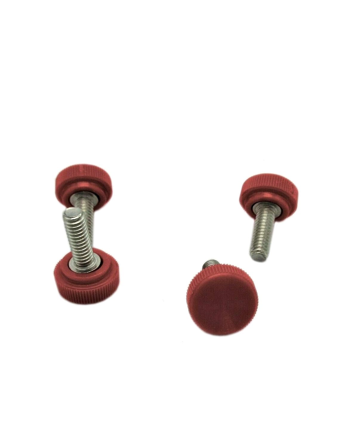 Nylon Thumb Screws, 1/4\"-20 Thread (2, Black, 1
