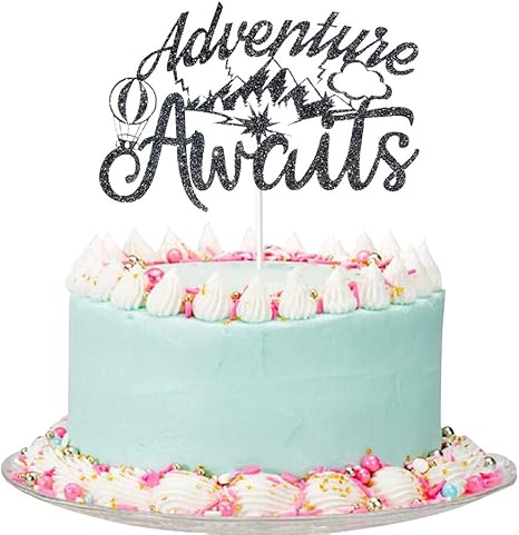 adventure awaits baby shower cake
