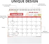 Koncci Desk Calendar 2026-2027 18 Months 22x18cm with 234 stickers view 2