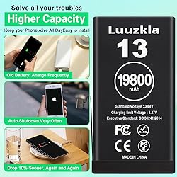 Luuzkla 19800mAh (2025 New Upgrade) Battery