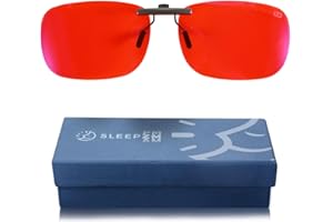Sleep ZM Blue Light Blocking Glasses for Women + Men - Better Sleep + Anti Eye Strain Protection - Computer Screens & Gaming 