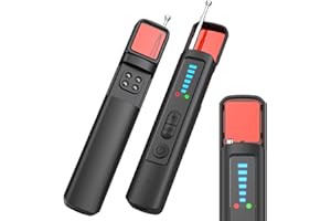 Mgmcm Hidden Camera Detectors, Portable Camera Detectors, Bug Detector Rf Wireless Signal Scanner, GPS Tracker Detector for Home, Hotel, Travel, Office, Bathroom, 6 Levels Sensitivity
