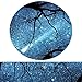 Kreative Arts Night Starry Sky Surrounded Trees Forest Canvas Wall Art Prints Landscape Canvas Picture Wall Decal Home Decoration Ready to Hang 16x24nichx3pcs