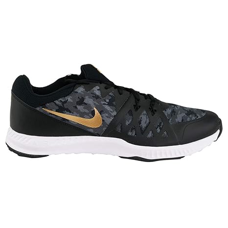 zapatillas nike negras con dorado