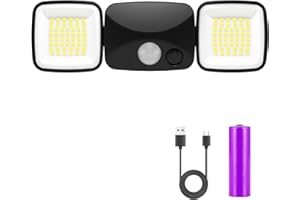 Rechargeable Battery Operated Lights 3-5 Months Endurance Motion Sensor Light Outdoor 1500LM & 3000LM High Brightness, USB Ch