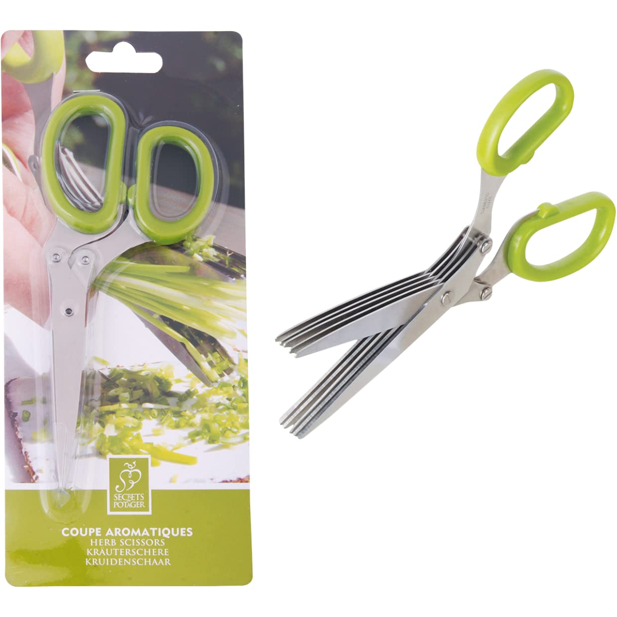 Esschert Design Herb Scissors on Blister Pack
