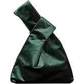 YuuTbiu Wrist Bag,Elegant Style Portable Purse,Velvet Knot Bag,Phone Wallet Gift for Women