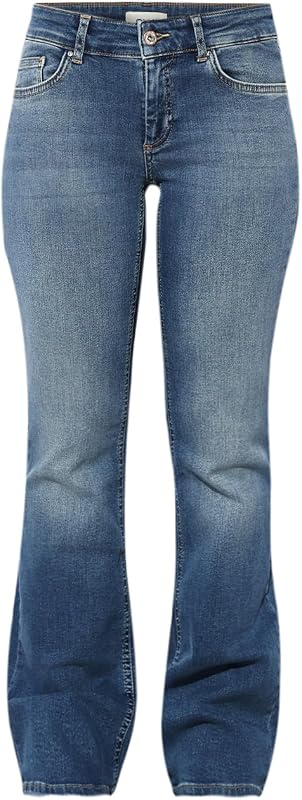 Femme Onlblush LW Flared DNM Rea1303 Noos Jeans, Medium Blue Denim, M / 34L EU