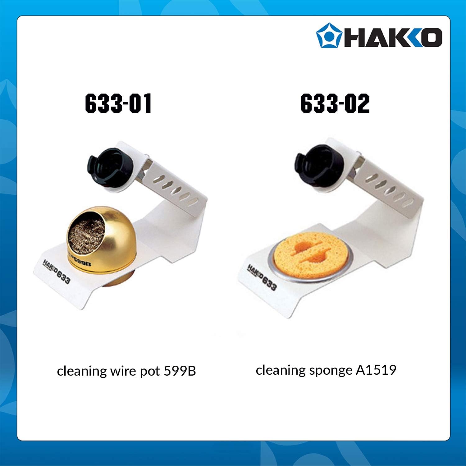 Hakko 633-01 633 Soldering Iron Holder, White - Image 3