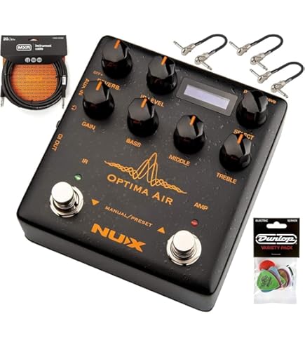 Amazon.com: NUX Optima Air Dual-Switch Acoustic Guitar Simulator