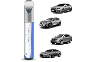 PARTS4EV 1J7 Atomic Silver Metallic Touch Up Paint Compatible with Lexus Exact Match–Chips and Nicks Touch Up