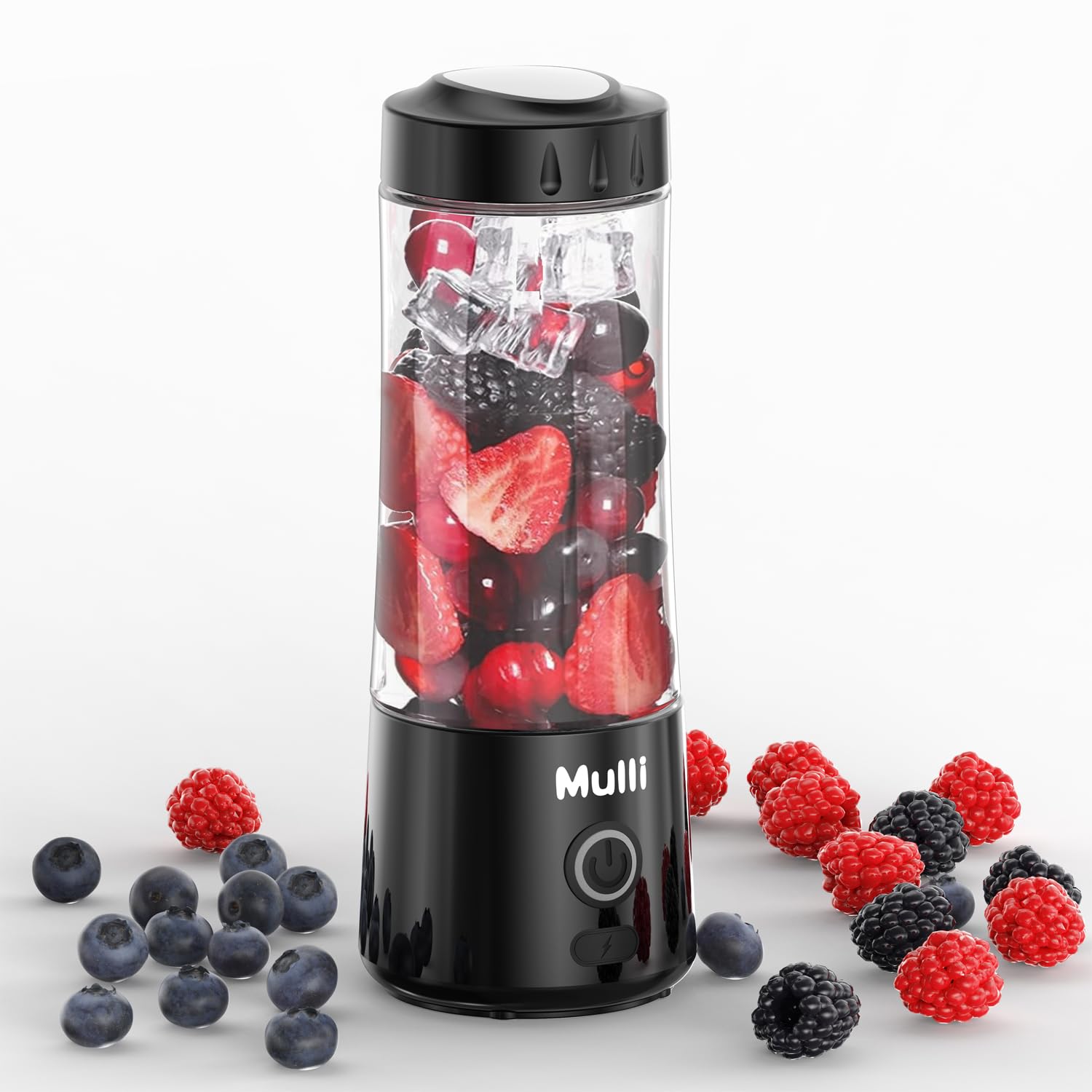 Photo 1 of Mulli Portable Blender,USB Rechargeable Personal Mixer for Smoothie and Shakes, Mini Blender with Six Blades for Baby Food,Travel,Gym(Update)