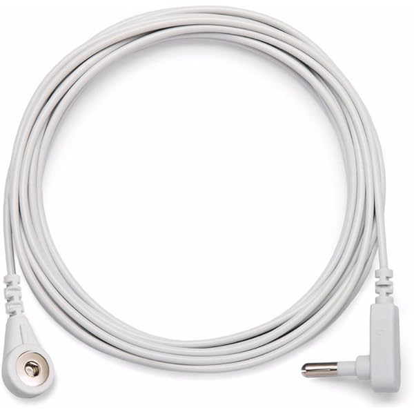 GroundLuxe 15-Foot Universal Grounding Cord – Replacement Cable For Earthing Mats & Sheets