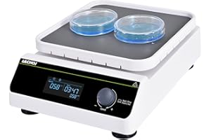 LACHOI LCD Linear Shaker 40-300RPM Capacity 2KG Lab Shaker with Timer Digital Linear Shaker with Continuous Mode or Timer Mode for Laboratory,University