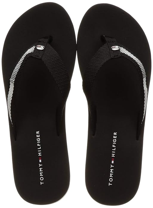 Buy Tommy Hilfiger Women's Black Slippers4 UK (37 EU) (6.5 US