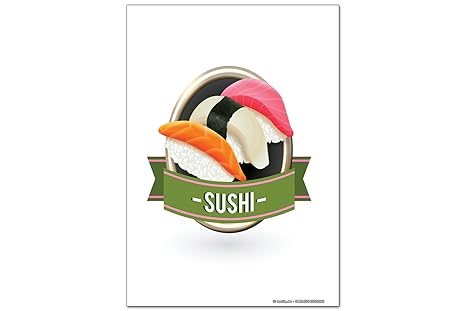 Iman Nevera Arte Asiático Sushi Japón China: Amazon.es: Deportes y ...