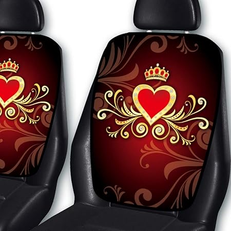 Amazon Co Jp 姫系 背もたれ部シートカバー 2枚セット車用 椅子カバー His22 ワイルドスピード系 インテリアドレスアップ 姫車 かわいい 車 バイク