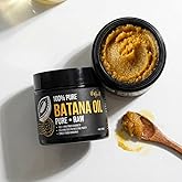 Vie Naturelle Batana Oil for Hair Growth from Honduras – Raw Unrefined – Natural Moisturizer for Skin & Hair – Traditionally Cold-Pressed from Honduran Palm Nut - 04 oz