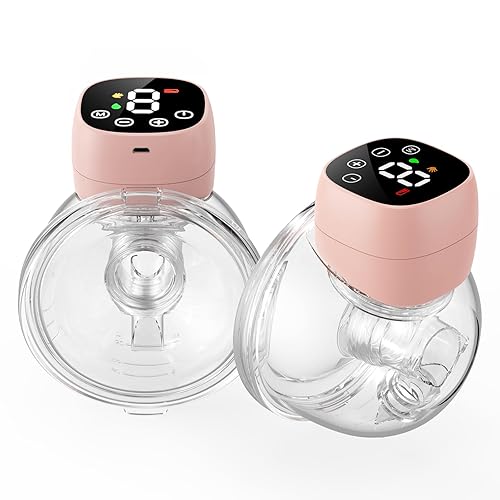 Nonlet Hands Free Breast Pump, Wearable Breastfeeding Pump with
