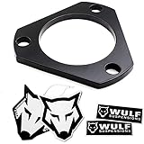 WULF Individual Front 1/2" Leveling Lift Kit Driver Lean Spacer compatible with 2005-2020 Toyota Tacoma 2WD 4X4