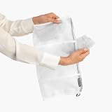 Brabantia Washing Bag Socks Protective Mesh Laundry Bag 4 Pairs White view 3