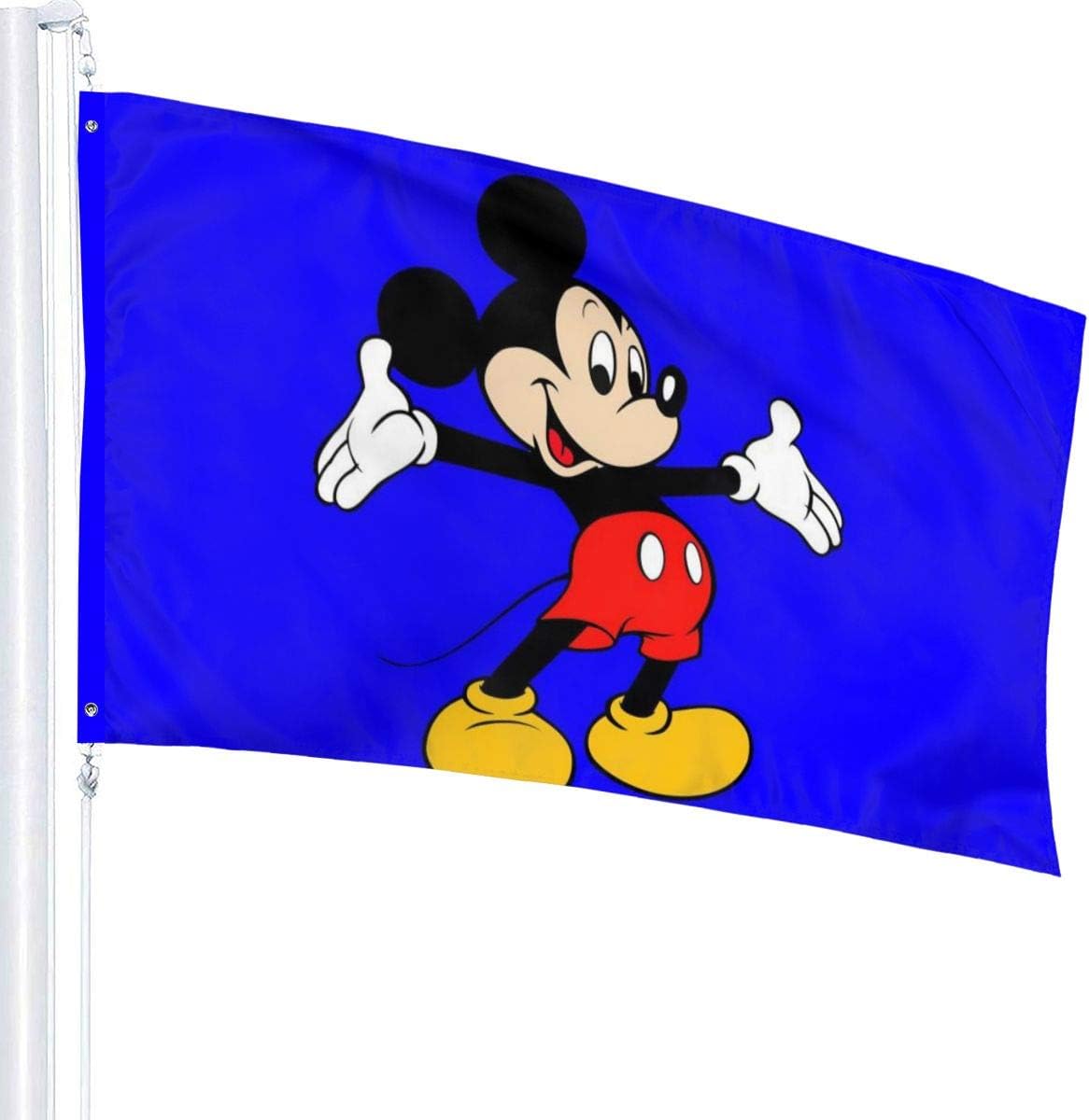 Olicsley Mickey Mouse Flag 3x5 Ft，Decorative Outdoors Anti
