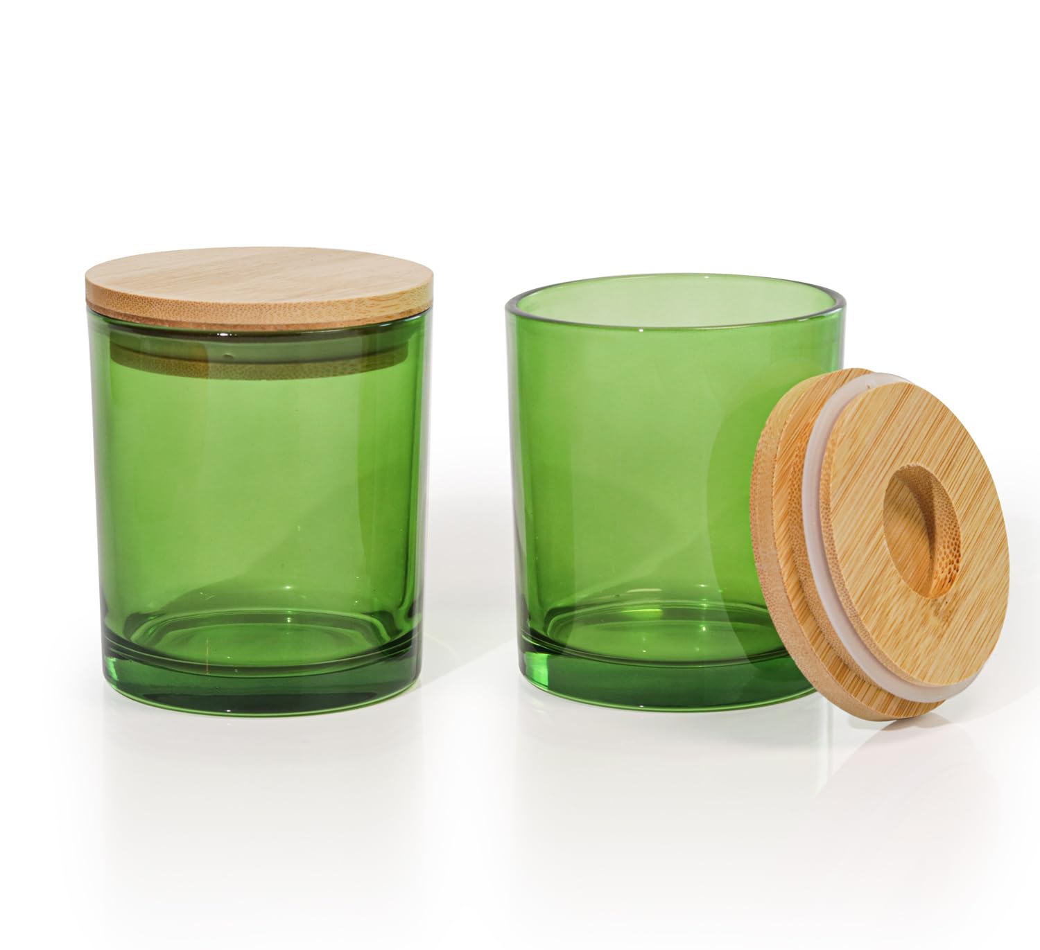 Aroparc 12 Pack Glass Jars for Making Candles, 10 OZ Empty Tins With ...