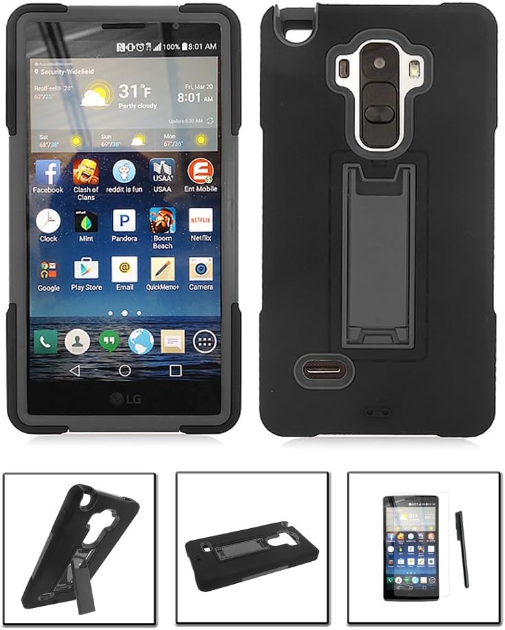 Best lg g case, hard impact dual layer shockproof bumper silicone case