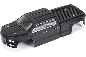 ARRMA 1/10 Painted Body, Black: Big Rock Crew CAB 4X4 BLX, ARA402317