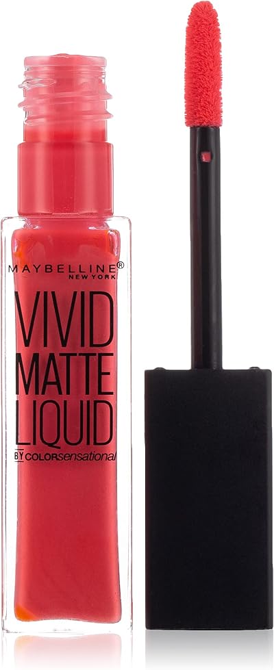 Maybelline LIP CS Vivid Matte 20 Coral Courage Lip Color