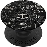 Galaxy Zodiac Sign Astrological Celestial Aesthetic Libra PopSockets Adhesive PopGrip