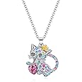 SUMFAN Cat Necklace Jewelry for Women & Girls, Teen Girls' Cat Lover Gifts
