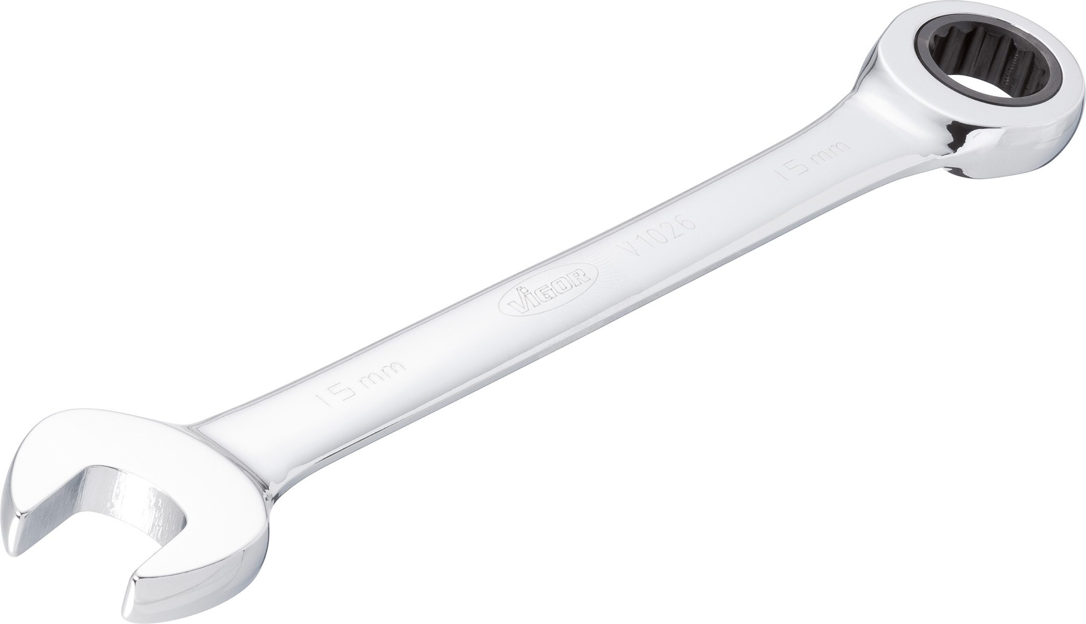 Vigor V3636 Ratcheting Combination Wrenches, Long Style 14.2 cm