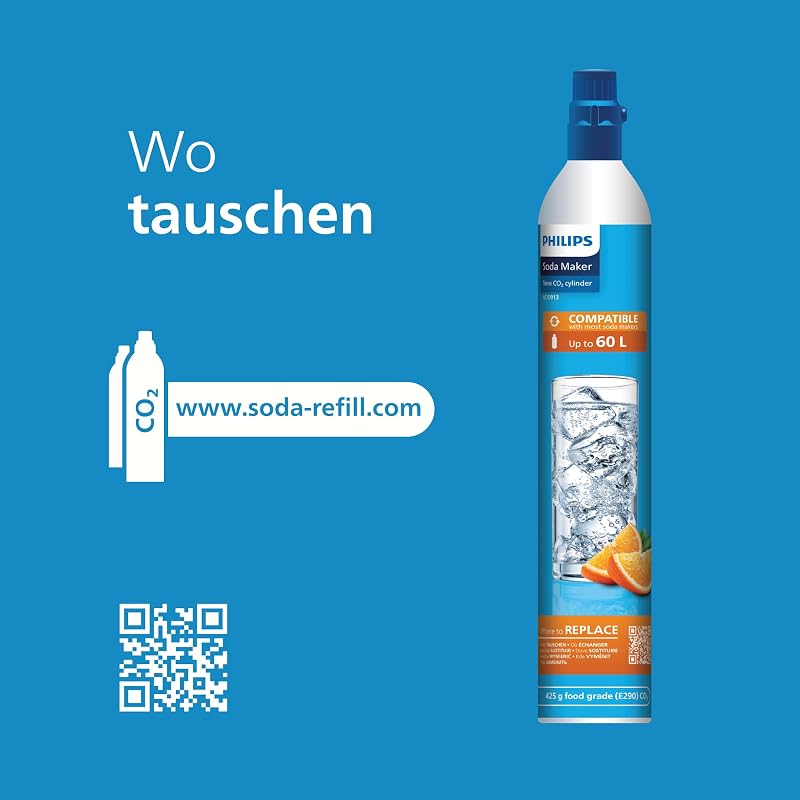 Water ADD4902BK/10 GoZero Wassersprudler, plastik, 1 Liter, Schwarz — Foto 5 von 8