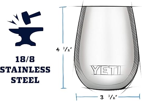 yeti wine glass amazon