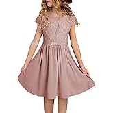 blibean Girls Elegant Lace Mesh Semi Formal Party Dress Size 6-15 Years
