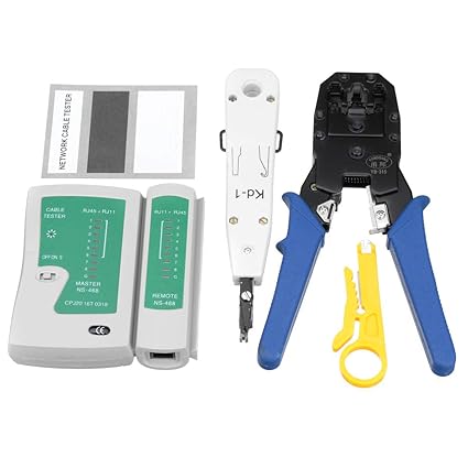 RENCALO Kabeltester für Netzwerk-Ethernet-LAN-RJ11-RJ45-CAT5-CAT6-Kabel-Tracker-Toolkit