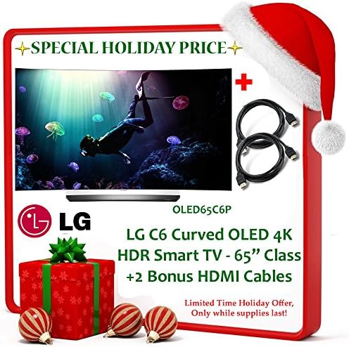 Black Friday Deal Brand New! LG C6 Curved 4K HDR Smart TV - 65" Class + 2 Bonus HDMI Cables!