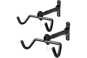 Gootus Bike Wall Mount Hanger - Horizontal Bicycle Indoor Storage Rack | Cycling Wall Mounted Holder Hook - Hang Your Road, Mountain or Hybrid Bikes in Garage or Home