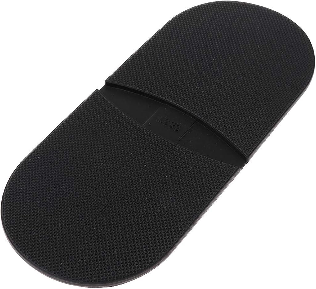 Fenteer 1 Pair Grain Rubber Glue on Soles Shoe Heels Non