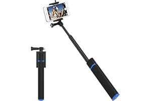 SABRENT Bluetooth Selfie Stick with built in 5200mAh battery Charger (GR-SSTK)