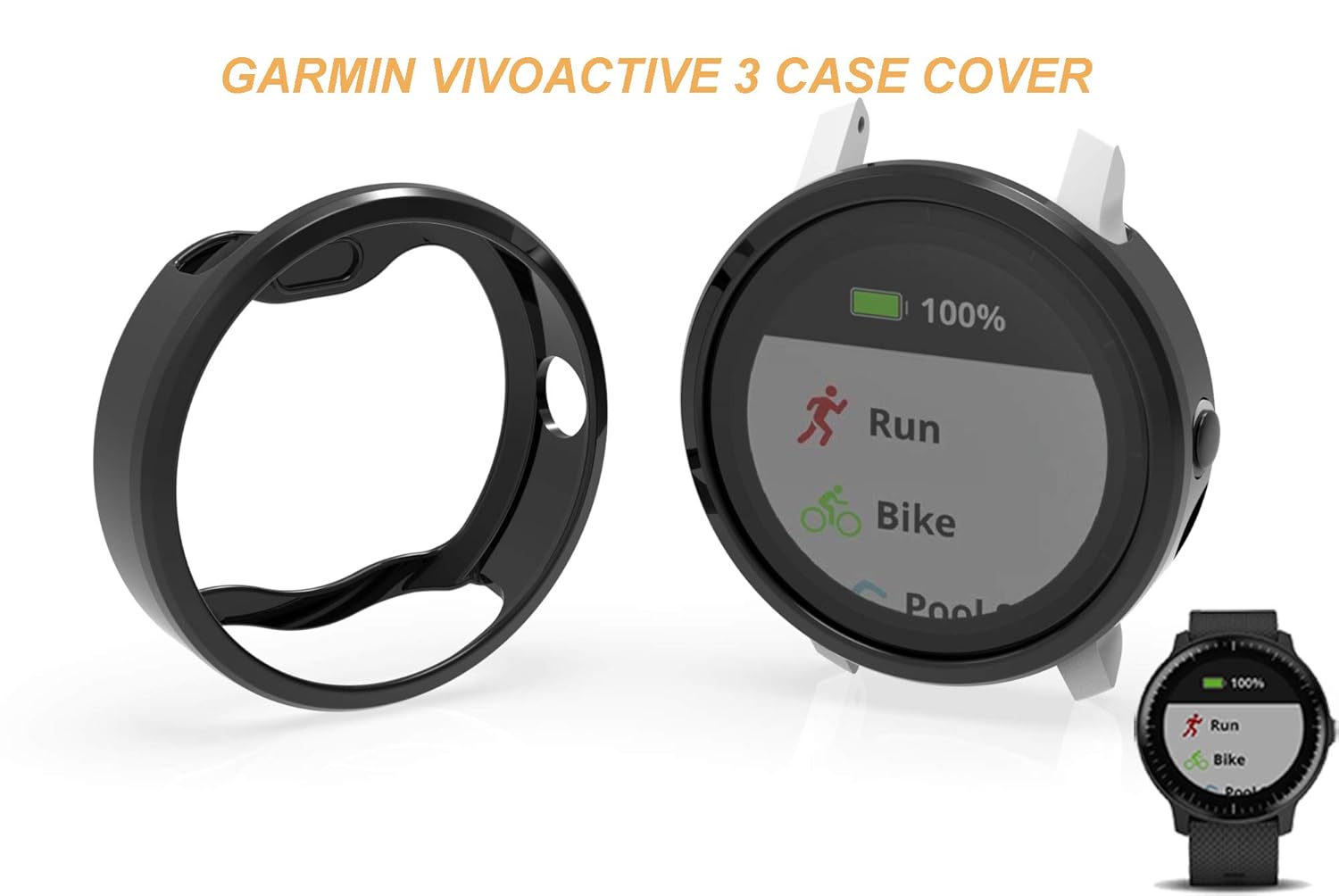garmin vivoactive 3 protective cover