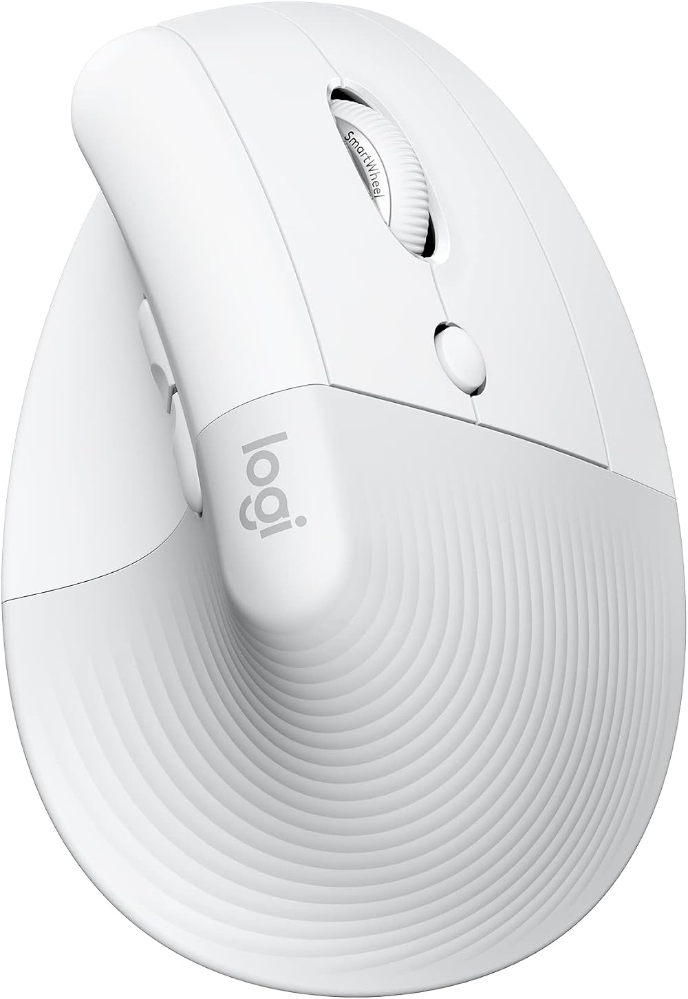 Logitech Lift Vertical Ergonomic Mouse Wireless Bluetooth USB Receiver White